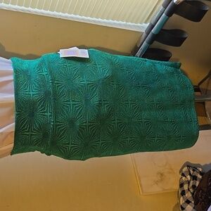 LuLaRoe Vibrant Green Pencil Skirt
